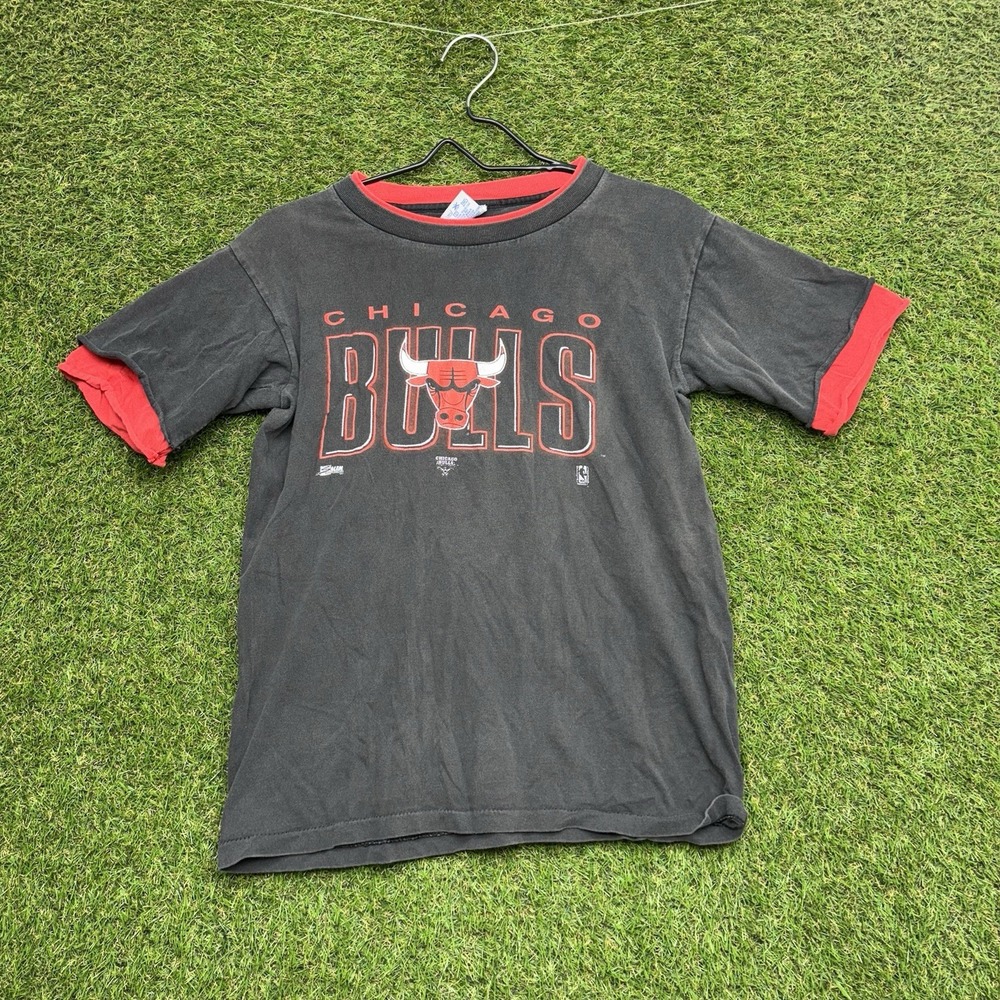 Vintage Chicago Bulls Shirt Youth XL NBA World Champs Back to Back 1992 Salem